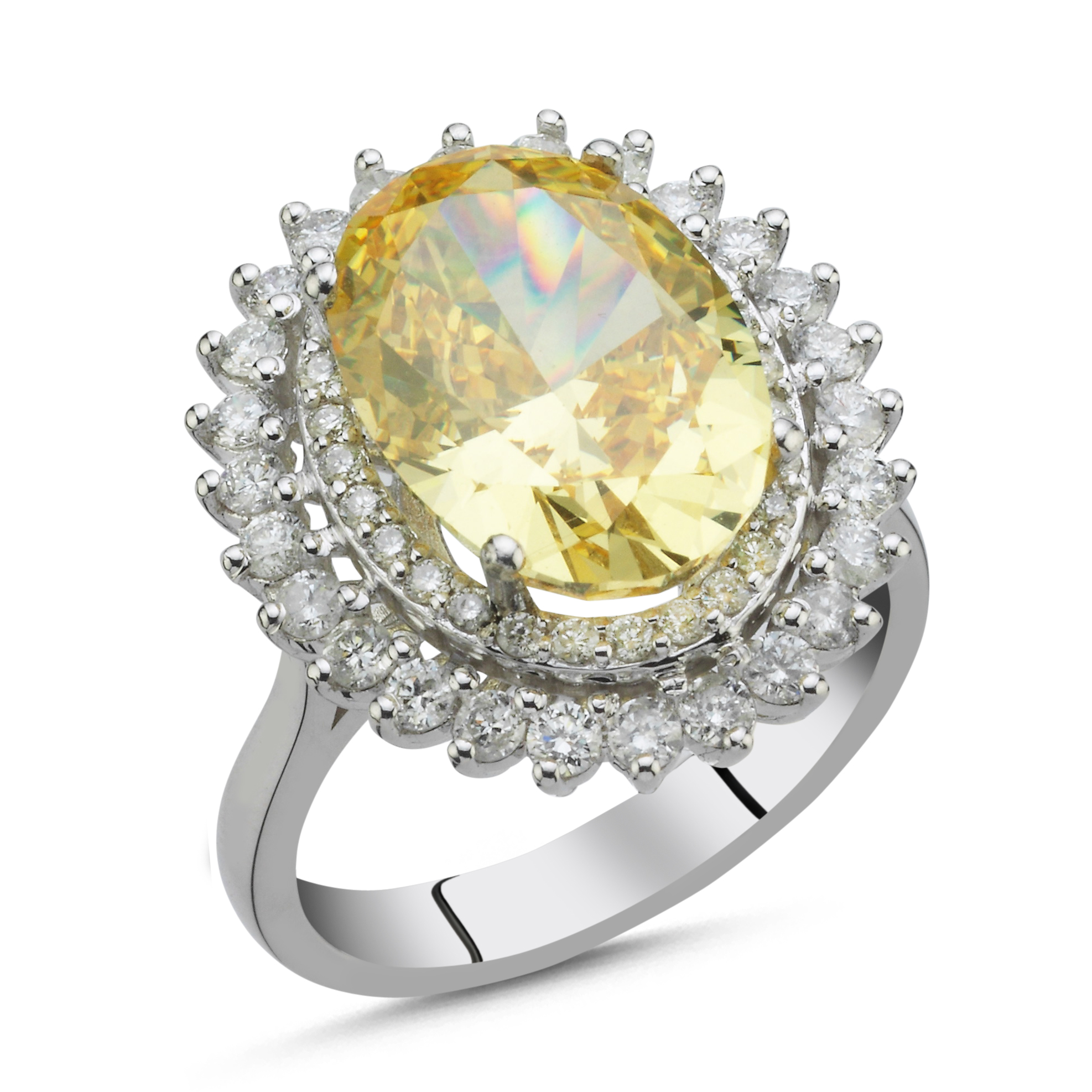  Colored Diamond Ring