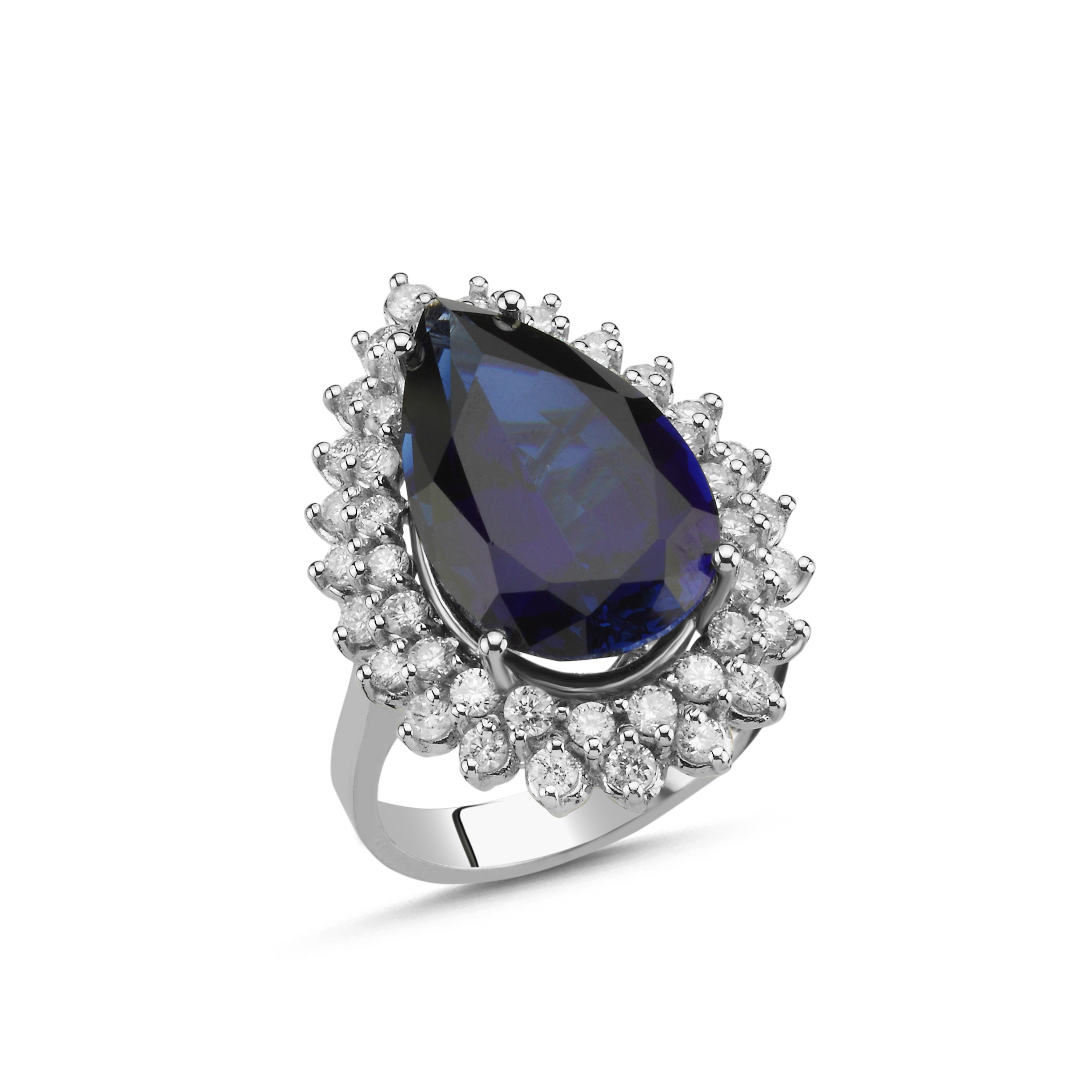  Diamond Sapphire Ring