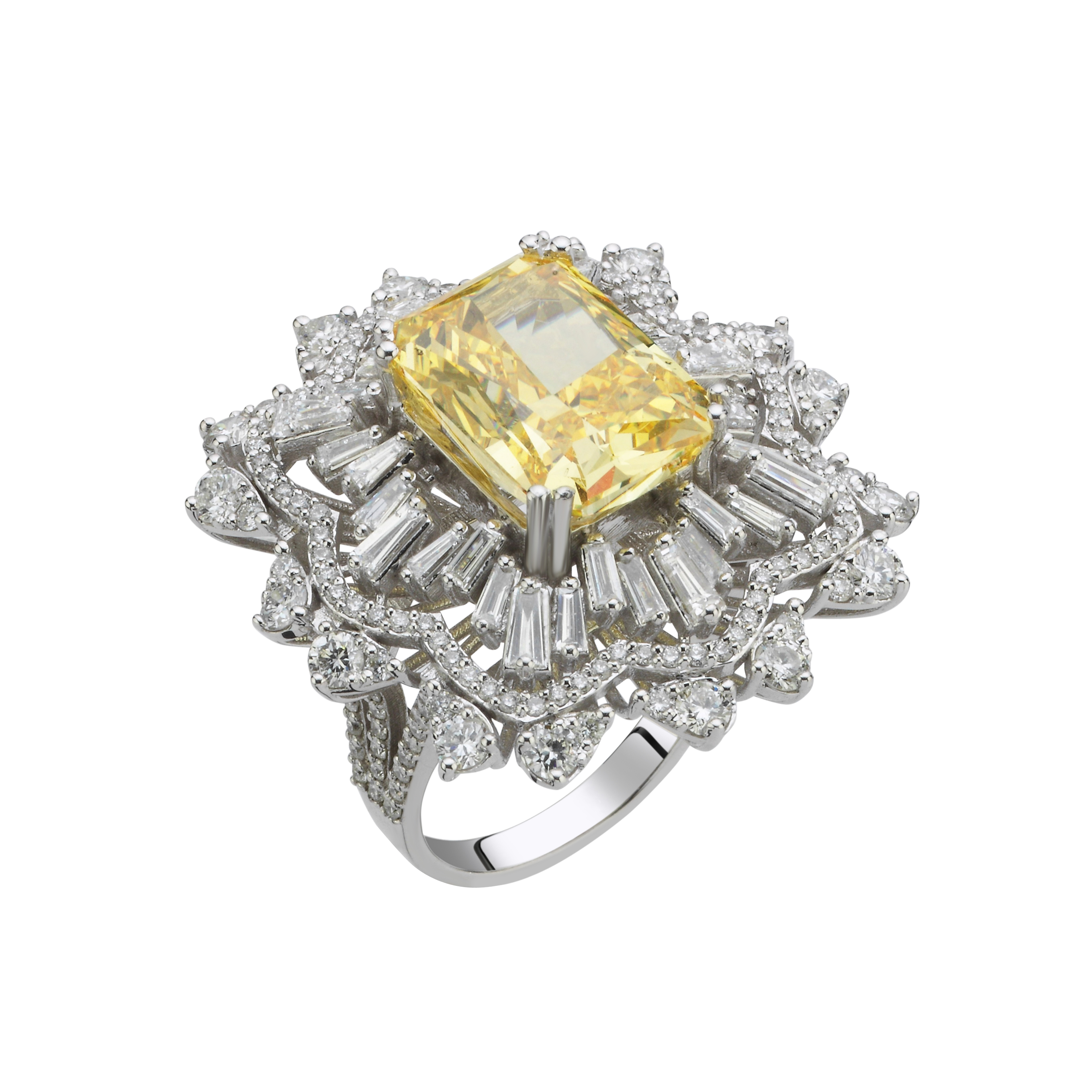 Colored Diamond Ring